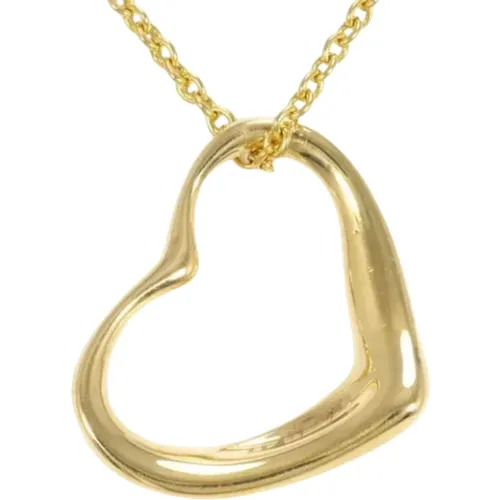 Pre-owned Jewellery, female, , Size: ONE SIZE Pre-owned Gold necklaces - Tiffany & Co. Pre-owned - Modalova