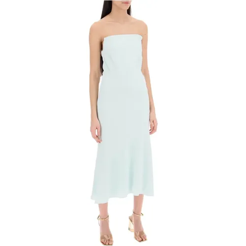 Strapless midi dress without , female, Sizes: XS, S - Roland Mouret - Modalova