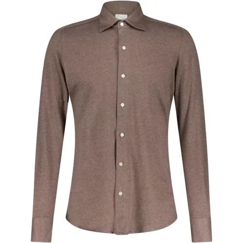 Toronto Shirt with Cashmere Blend , male, Sizes: 2XL - Finamore - Modalova