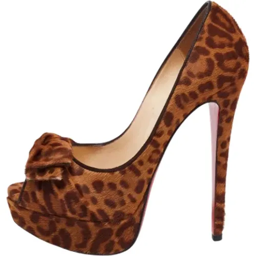 Pre-owned Stoff heels , Damen, Größe: 37 EU - Christian Louboutin Pre-owned - Modalova