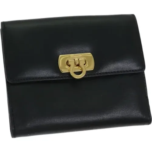 Pre-owned Leather wallets , female, Sizes: ONE SIZE - Salvatore Ferragamo Pre-owned - Modalova