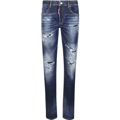 Navy 24/7 Jeans , female, Sizes: 2XS, XS - Dsquared2 - Modalova