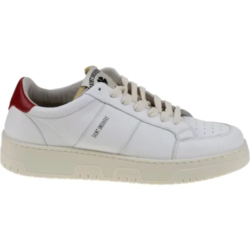 Leather Golf Sneakers , male, Sizes: 9 UK, 6 UK, 7 UK - Saint Sneakers - Modalova