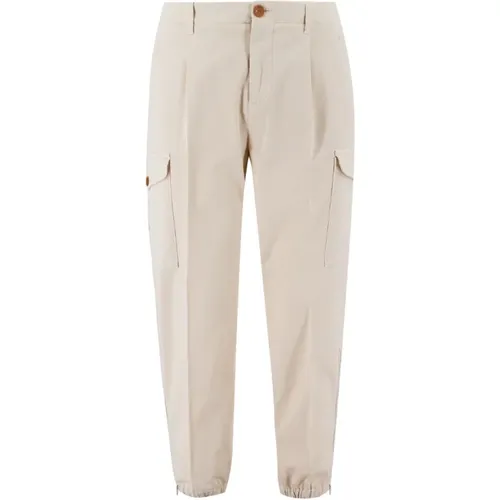 Ss23 Men`s Cotton Trousers , male, Sizes: 3XL - BRUNELLO CUCINELLI - Modalova