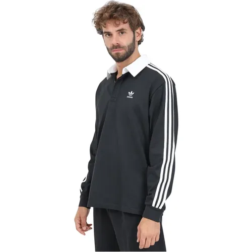 Schwarzes Polo Adicolor Rugby Herren - adidas Originals - Modalova