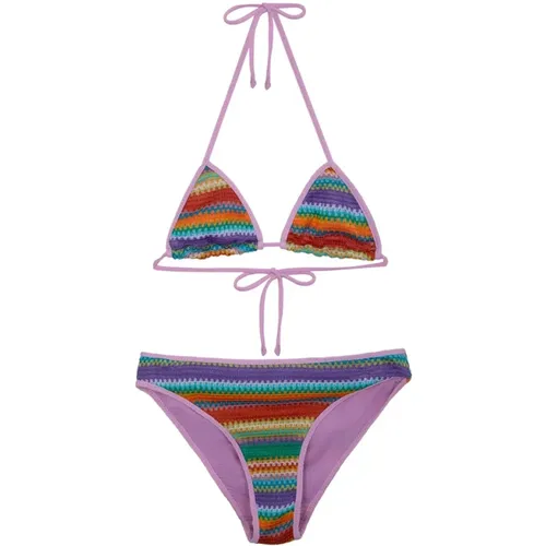 Gehäkeltes Dreieck Bikini Set Seashell - Me-Fui - Modalova