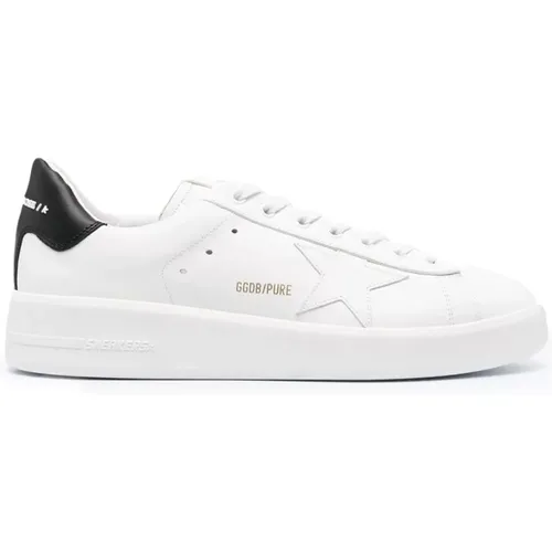 Upper Star Sneakers Weiß/Schwarz , Herren, Größe: 44 EU - Golden Goose - Modalova