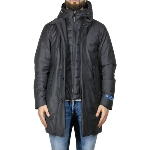 Winter Jacket with Wool Zipper and Snap Buttons , male, Sizes: M, S - Woolrich - Modalova