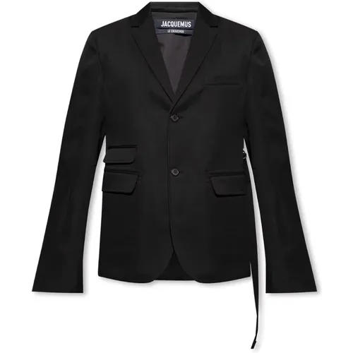 Piccinni single-breasted blazer , male, Sizes: M - Jacquemus - Modalova