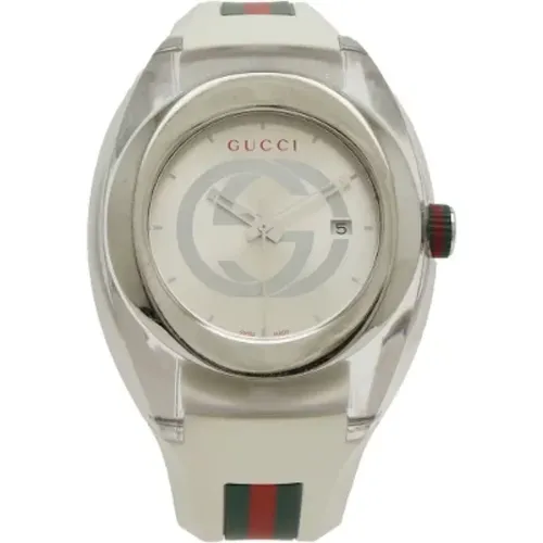 Pre-owned Watches, female, , Size: ONE SIZE Pre-owned Rubber watches - Gucci Vintage - Modalova