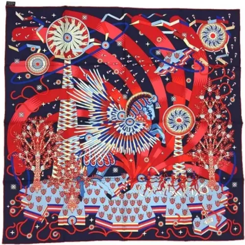 Pre-owned Scarves, female, , Size: ONE SIZE Pre-owned Silk scarves - Hermès Vintage - Modalova