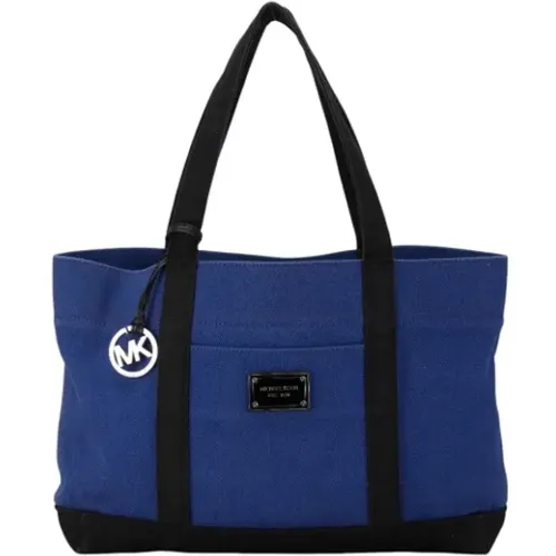 Pre-owned Tote Bags, female, , Size: ONE SIZE Pre-owned Canvas handbags - Michael Kors Pre-owned - Modalova