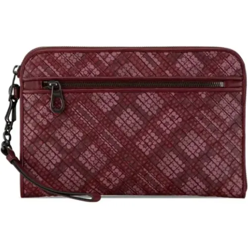 Pre-owned Clutches, female, , Size: ONE SIZE Pre-owned Leather clutches - Bottega Veneta Vintage - Modalova