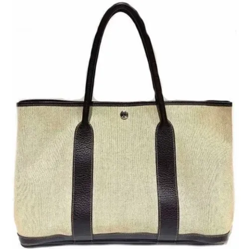 Pre-owned Tote Bags, female, , Size: ONE SIZE Pre-owned Canvas handbags - Hermès Vintage - Modalova