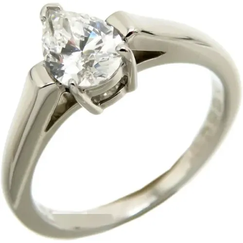 Pre-owned Jewellery, female, , Size: ONE SIZE Pre-owned Platinum rings - Tiffany & Co. Pre-owned - Modalova