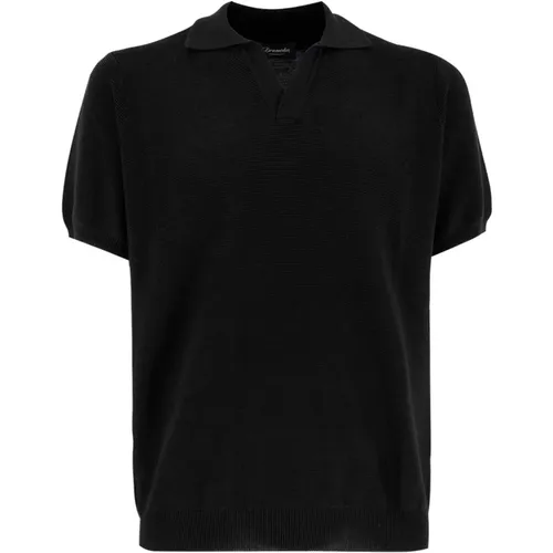 Polo Shirt Short Sleeve , male, Sizes: L, 2XL, XL, M - Drumohr - Modalova