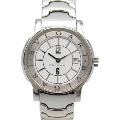 Pre-owned Watches, female, , Size: ONE SIZE Pre-owned Stainless Steel watches - Bvlgari Vintage - Modalova