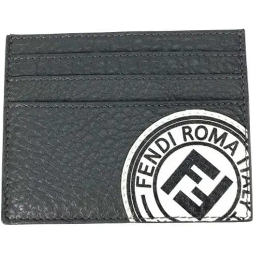 Pre-owned Wallets, male, , Size: ONE SIZE Pre-owned Leather wallets - Fendi Vintage - Modalova