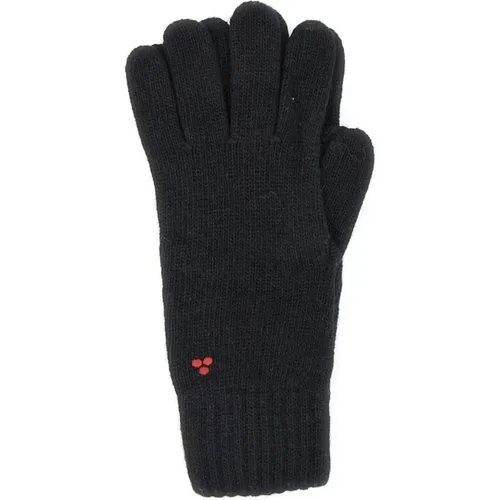 Wool Cashmere Ribbed Gloves , female, Sizes: S, M - Peuterey - Modalova