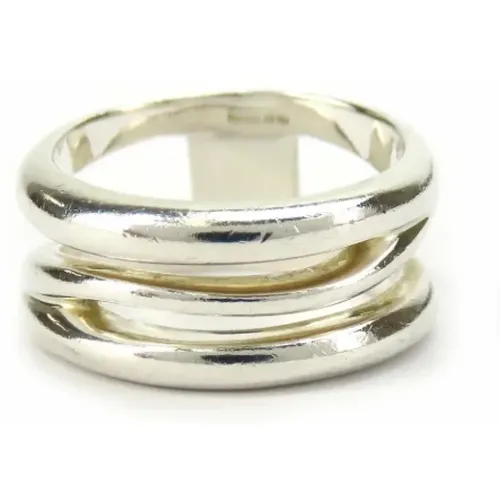 Pre-owned Jewellery, female, , Size: ONE SIZE Pre-owned Silver rings - Tiffany & Co. Pre-owned - Modalova