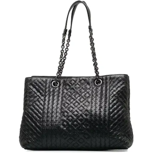 Pre-owned Tote Bags, female, , Size: ONE SIZE Pre-owned Leather handbags - Bottega Veneta Vintage - Modalova