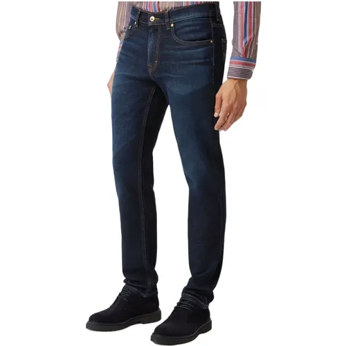 Blaue Denim Jeans für Herren , Herren, Größe: W32 - Harmont & Blaine - Modalova