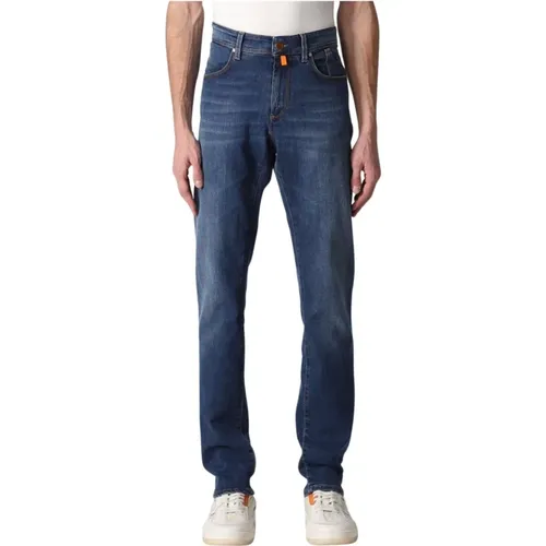 Herren 5-Pocket Slim-Fit Jeans , Herren, Größe: W35 - Jeckerson - Modalova