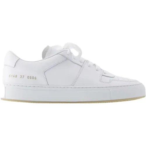 Weiße Ledersneakers - Runde Zehen , Damen, Größe: 40 EU - Common Projects - Modalova