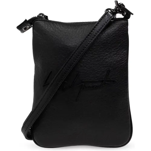 Cross Body Bags, male, , Size: ONE SIZE Shoulder bag with logo - Yohji Yamamoto - Modalova