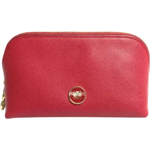 Pre-owned Clutches, female, , Size: ONE SIZE Pre-owned Leather pouches - Loewe Pre-owned - Modalova