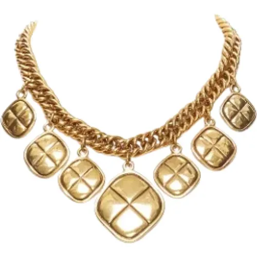 Pre-owned Metal necklaces , female, Sizes: ONE SIZE - Chanel Vintage - Modalova