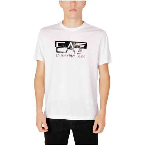 T-Shirts , male, Sizes: XL, L, 2XL, M - Emporio Armani EA7 - Modalova
