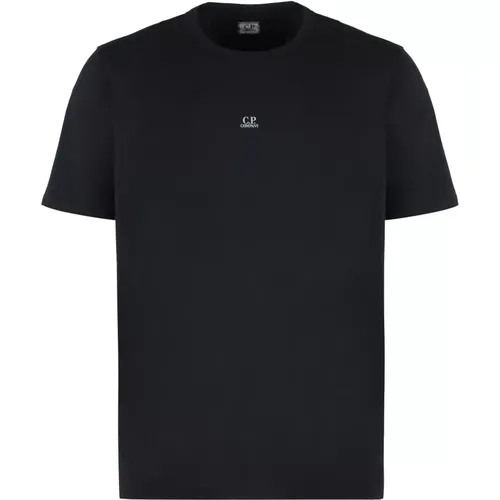 Baumwoll Logo T-Shirt , Herren, Größe: S - C.P. Company - Modalova