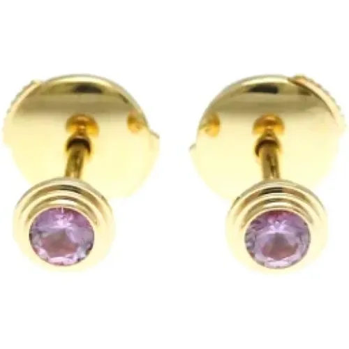 Pre-owned Jewellery, female, , Size: ONE SIZE Pre-owned Rose Gold earrings - Cartier Vintage - Modalova