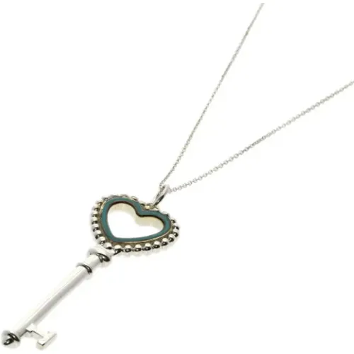 Pre-owned Jewellery, female, , Size: ONE SIZE Pre-owned Silver necklaces - Tiffany & Co. Pre-owned - Modalova