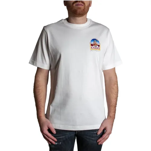 Arche T-Shirt with Stylish Prints , male, Sizes: XL - Casablanca - Modalova