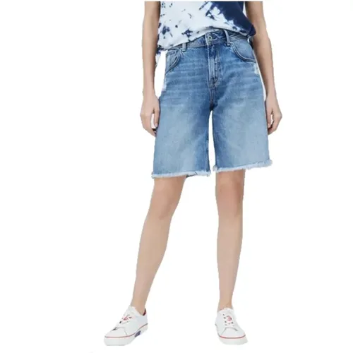 Denim Shorts , female, Sizes: W27, W26, W29 - Pepe Jeans - Modalova