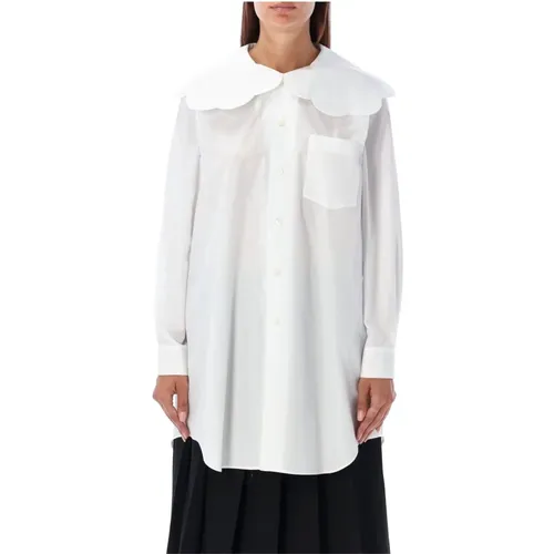 Stylish Big Collar Shirt , female, Sizes: S - Comme des Garçons - Modalova