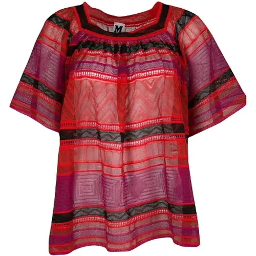 Pre-owned Shirts & Blouses, female, , Size: M Pre-owned Cotton tops - Missoni Pre-owned - Modalova