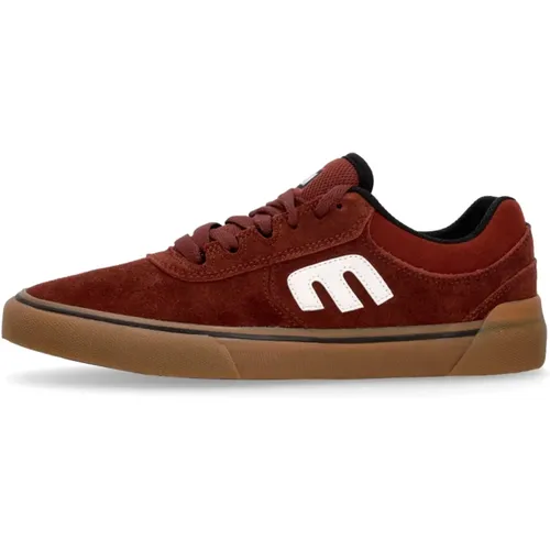 Sneakers, male, , Size: 7 US Joslin Vulc Skate Shoes Burgundy/gum - Etnies - Modalova