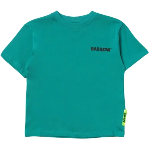 Grünes Kinder T-Shirt mit Smiley-Druck - Barrow - Modalova