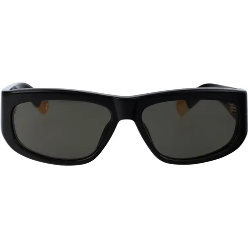 Sunglasses, unisex, , Size: 57 MM Pilota Sunglasses for Stylish Sun Protection - Jacquemus - Modalova