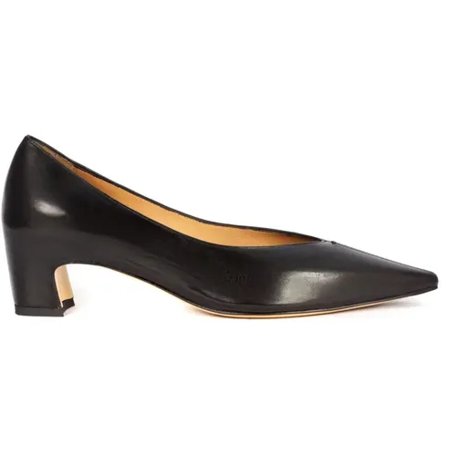 Pumps, female, , Size: 8 1/2 US Leather Pumps with Low Heel - Mara Bini - Modalova