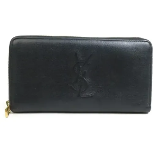 Pre-owned Wallets, female, , Size: ONE SIZE Pre-owned Leather wallets - Yves Saint Laurent Vintage - Modalova