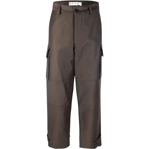 Cargo Trousers , male, Sizes: M, L - Marni - Modalova