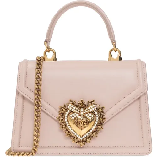 ‘Devotion Small’ shoulder bag , female, Sizes: ONE SIZE - Dolce & Gabbana - Modalova