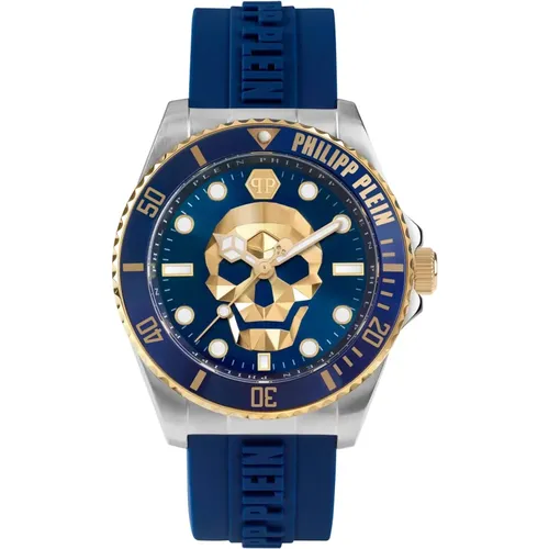 Watches, male, , Size: ONE SIZE The $kull Diver Watch - Philipp Plein - Modalova