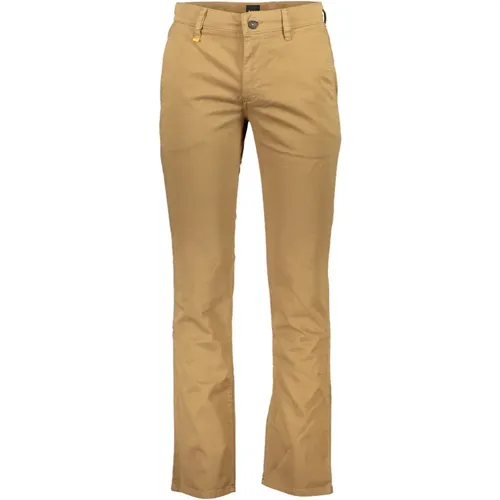 Chinos, male, , Size: W34 L32 Men's Slim Fit Pants - Hugo Boss - Modalova