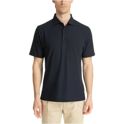 Plain Polo Shirt with 3 Buttons , male, Sizes: L, M, S, XL - Lardini - Modalova