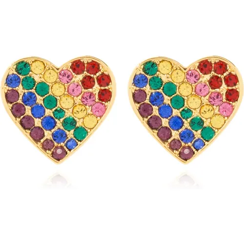 Earrings, female, , Size: ONE SIZE Heart-shaped Earrings - Kate Spade - Modalova